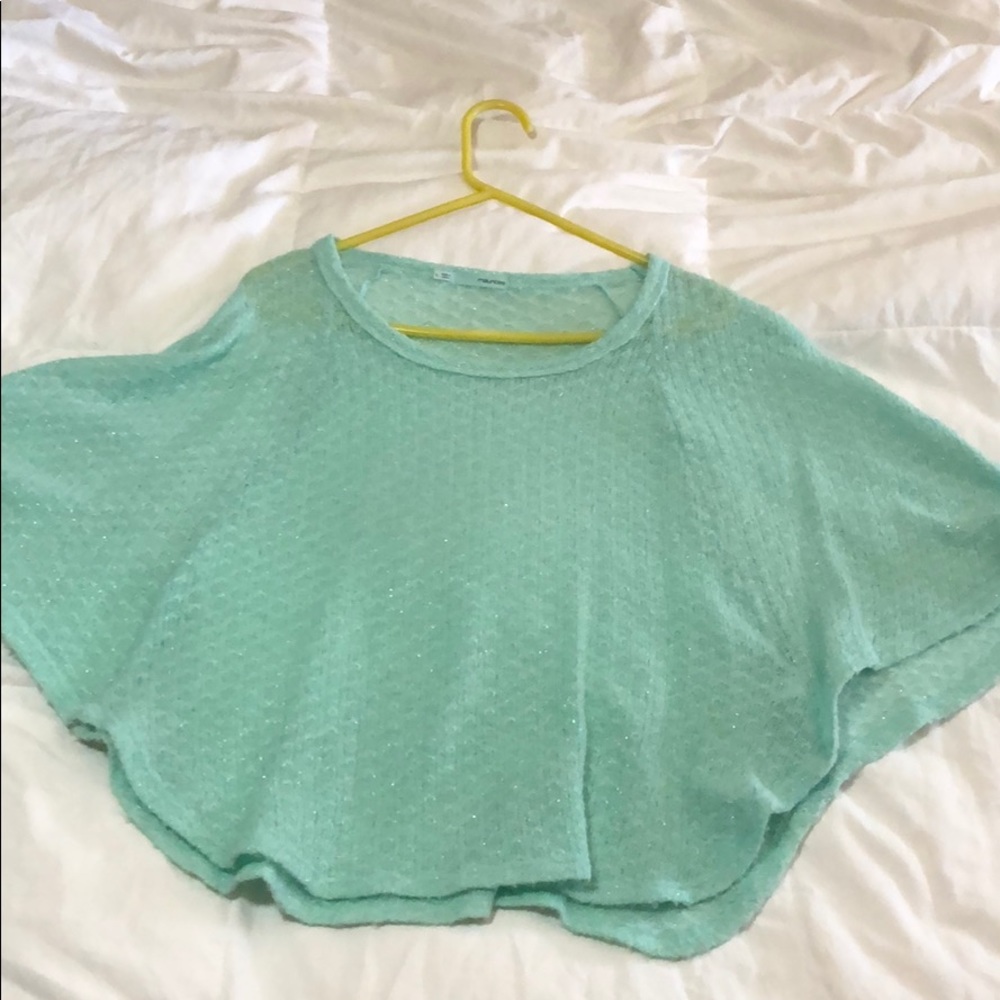 Baby blue shawl